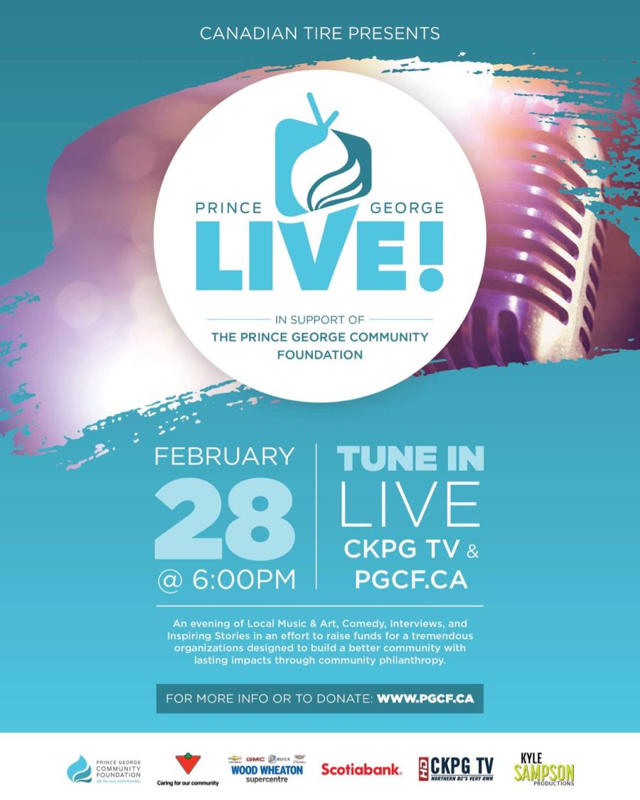 PGCF announces Prince George Live!